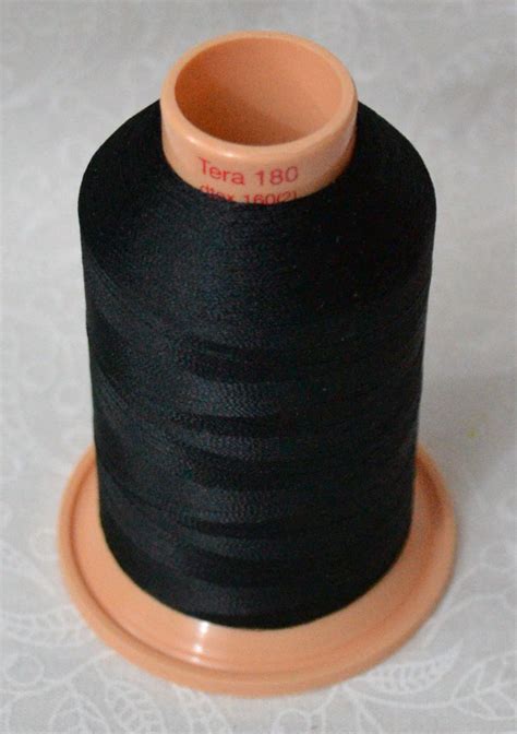 Gutermann Tera 180 2000m Overlocking Sewing Thread Col 000 Black