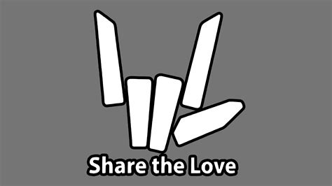 Share The Love Logo Symbol Meaning History PNG Brand