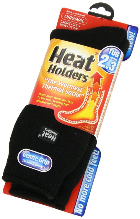 Heat Holders Thermal Socks Womens Original Us Shoe Size 5 9 Black