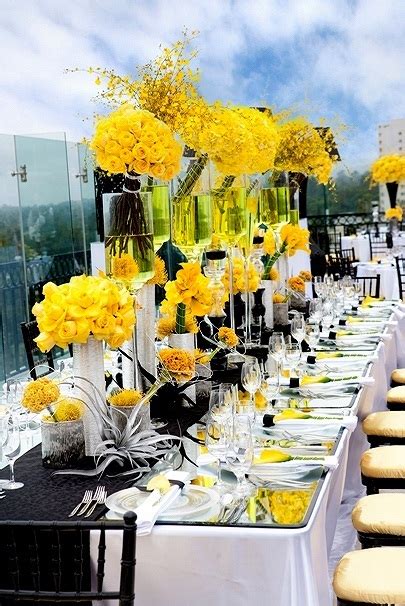 Black And Yellow Table