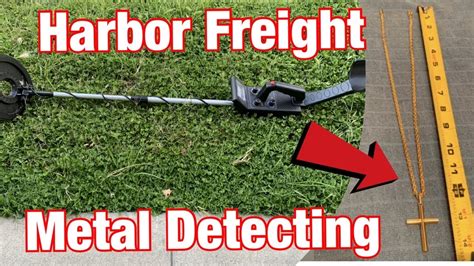 Harbor Freight Metal Detector Review 9 Functions Youtube