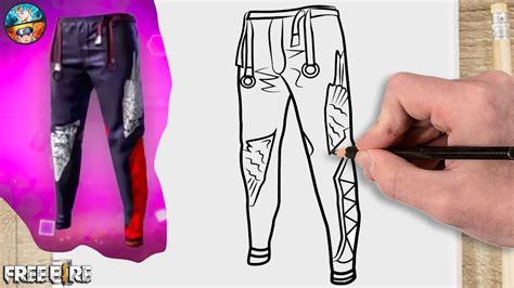 Como Dibujar El PantalÓn Angelical De Free Fire Ff Dibujos How To