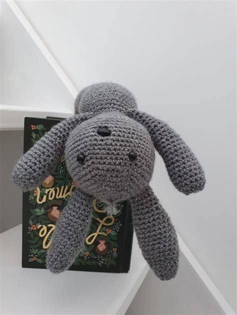 Bunny reading | Unique items products, Crochet bunny, Etsy
