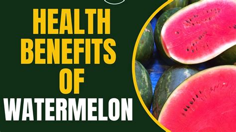 14 Health Benefits Of Watermelon You Need To Know Youtube