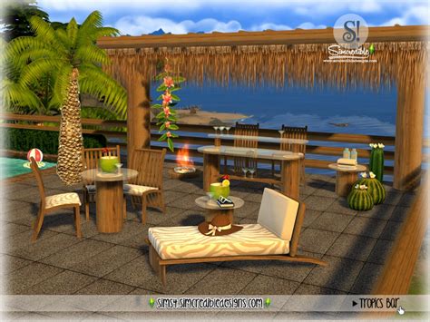 The Sims Resource Tropics Bar