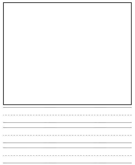14 Free Printable Blank Writing Worksheets