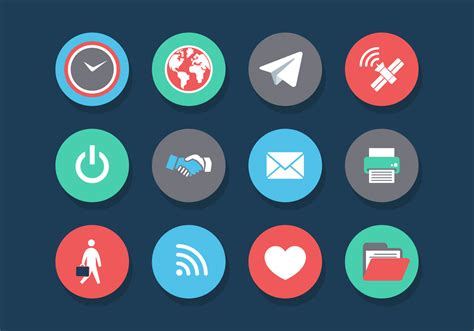 Vector Internet of Things Icon Set - Download Free Vector Art, Stock ...