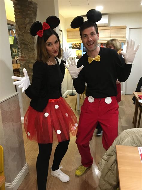 Disfraz Pareja Disney Mickey Minie Carnaval Costume Couple Diy Mickey Mouse Costume
