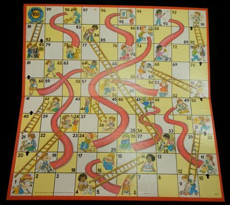 Vintage Chutes And Ladders Board Game Milton Bradley No Etsy