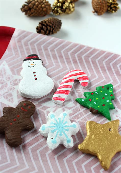 Christmas Cookie Cutter Salt Dough Ornaments Bebe And Bear