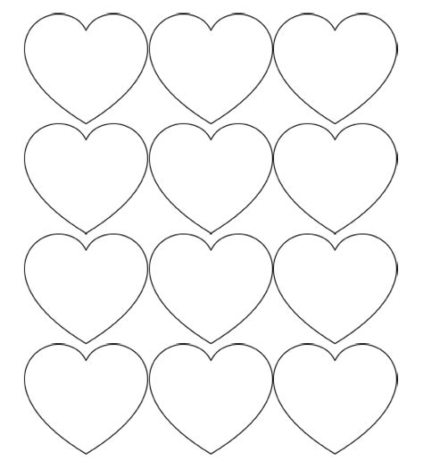 Free Printable Heart Templates 9 Large Medium And Small Stencils To
