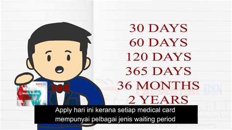 Some amount of cash and a credit card will be handy too. Medical Card Prudential BSN Takaful - YouTube