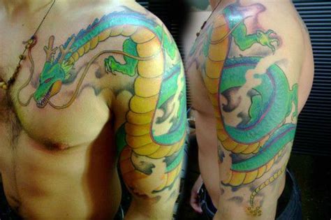 Dragon ball z © of akira toriyama character info: Shenlong tattoo #DBZ | Dragon ball tattoo, Cool tattoos ...