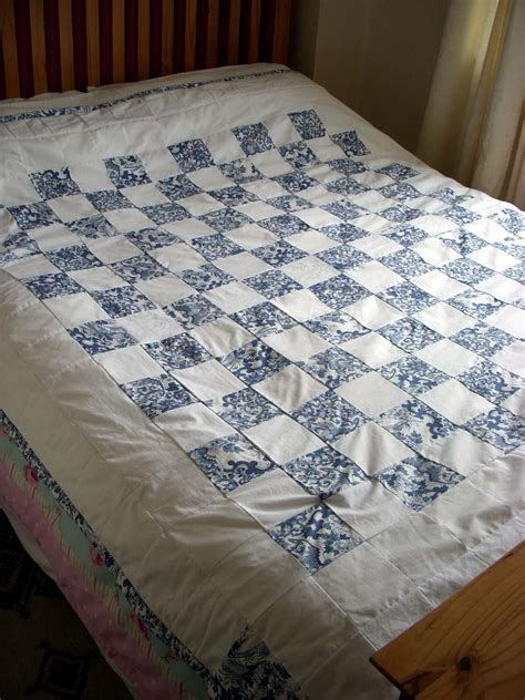 Blue And White Quilt Patterns Just Plain Ivy Blue And White Quilt