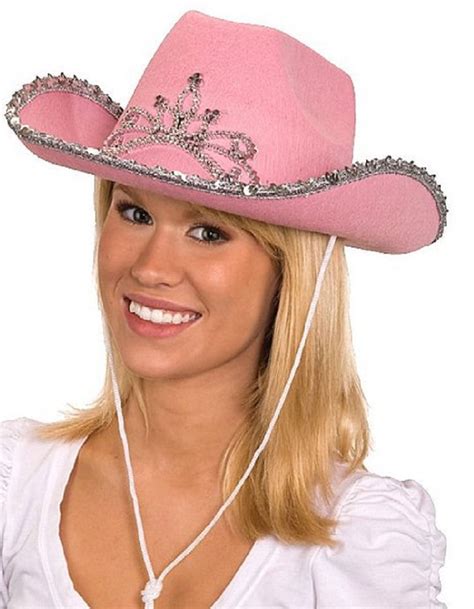 Jacobson Hat Company Adult Womens Pink Cowboy Cowgirl Hat Sequin