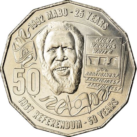 Fifty Cents 2017 Mabo Coin From Australia Online Coin Club