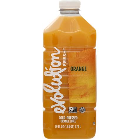Evolution Fresh Pure Orange Cold Pressed Orange Juice 59 Fl Oz