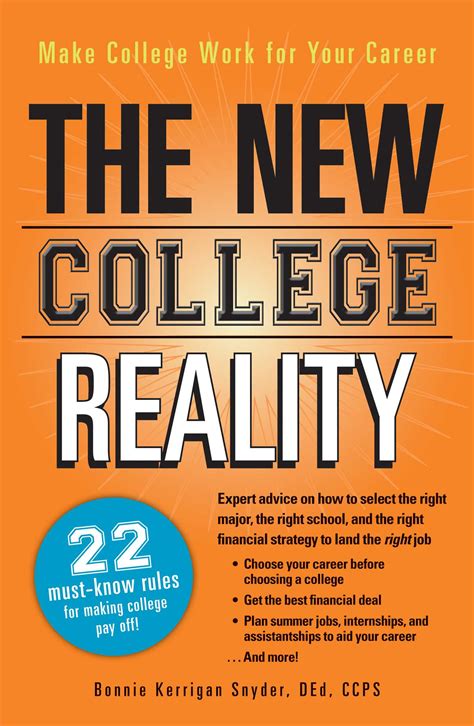 The New College Reality Book By Bonnie Kerrigan Snyder Official Publisher Page Simon