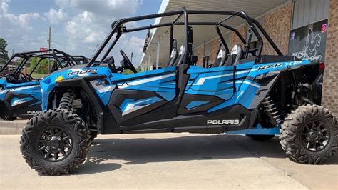 2019 Polaris Rzr Xp 4 1000 Eps Ride Command Edition Sky Blue Youtube
