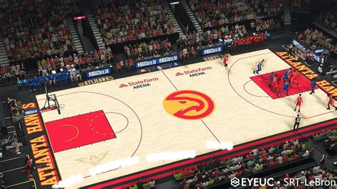 Which playoff breakout star would you rather build around? Atlanta Hawks Court 20-21 Season by SRT-Lebron [FOR 2K21 ...