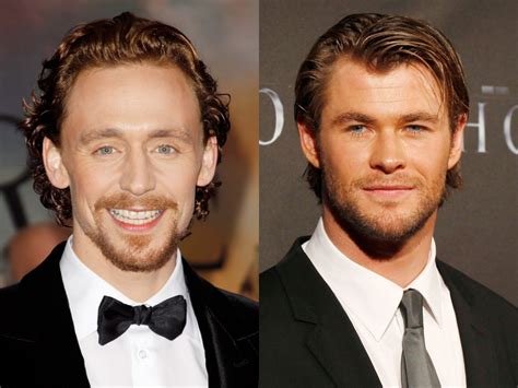 The League Of Austen Artists Actors Tom Hiddleston And Chris Hemsworth