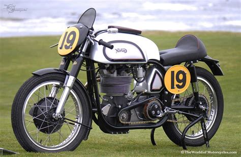Classic 1950 Manx Norton Motorcycle