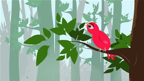 Flying Bird 2d Animation Youtube