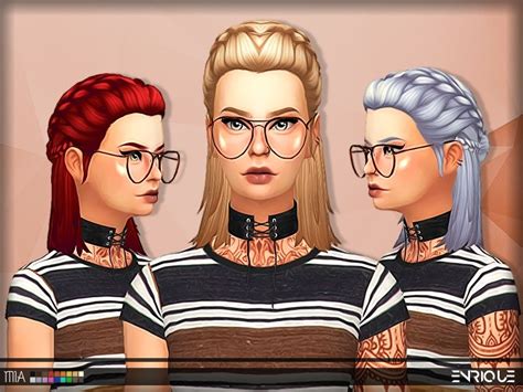 New Mesh Found In Tsr Category Sims 4 Female Hairstyles Sims Sims