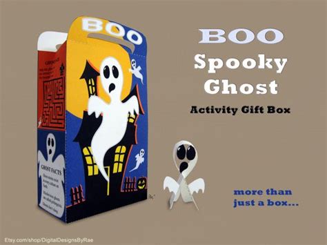 Boo Spooky Ghost T Box Halloween Printable Available At