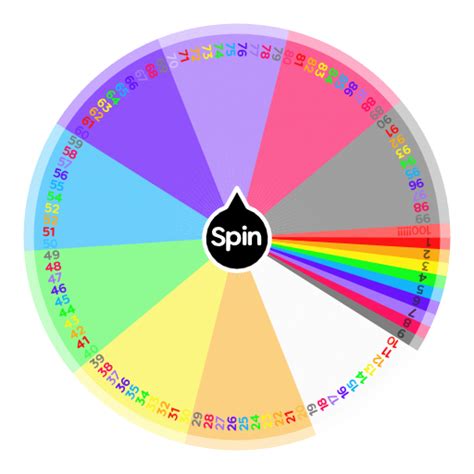 Numberblock 1 To 100 Spin The Wheel App