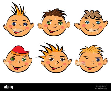 Funny Faces Funny Face Stock Vector Images Alamy