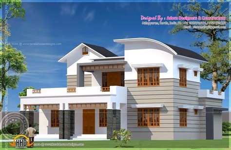 Bedroom House Exterior Kerala Home Design Floor Plans