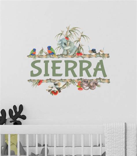 Personalised Wall Stickers Archives Bush Babies Downunder