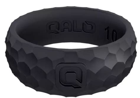 Qalo Mens Metallic Forged Silicone Ring Field And Stream