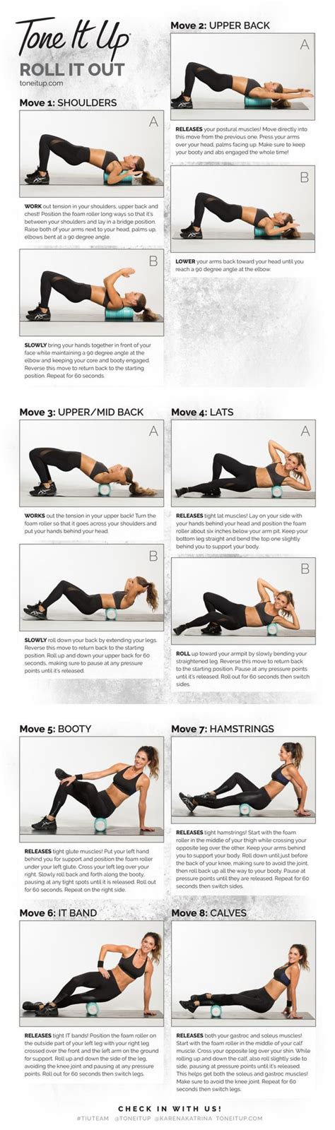 19 Foam Rolling Infographics That Will Help You Stretch Strengthen