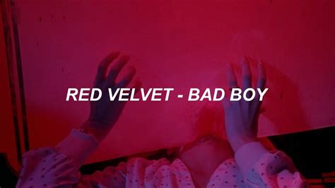 Whoa whoa from now bad boy down whoa whoa. Red Velvet 레드벨벳 'Bad Boy' Easy Lyrics - YouTube