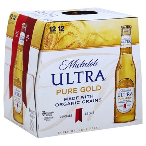 Michelob Ultra Pure Gold 12oz 12pk Btls Luekens Wine And Spirits