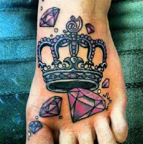 Pink Diamond And Crown Tattoo Tattoomagz › Tattoo Designs Ink