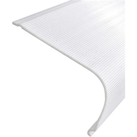 Kastlite Curved Under Cabinet Lens Diffuser White Ribbed Acrylic