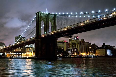 Brooklyn Bridge At Night An Hdr Of The Brooklyn Bridge Sho Flickr