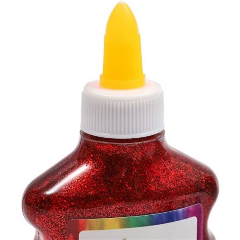 Metallic Glitter Glue Bottles 4 Rainbow Colors 676 Oz 8 Pack Pack