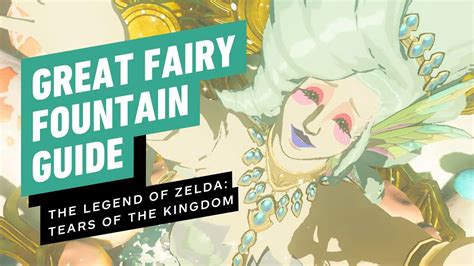 The Legend Of Zelda Tears Of The Kingdom All Great Fairy Fountain