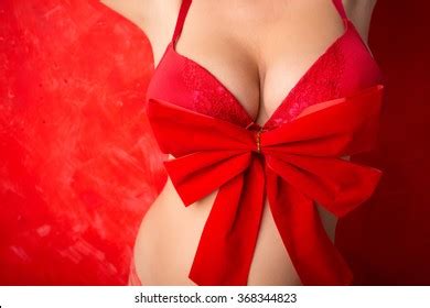 Sexy Woman Wearing Red Bra Stock Photo Shutterstock