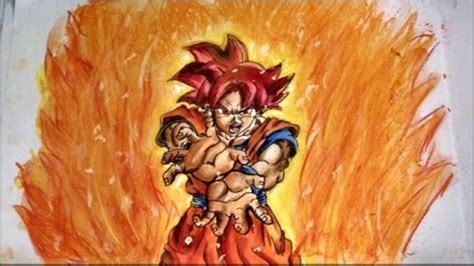 500x752 dragon ball z coloring pages goku super saiyan 4 colouring. Goku Super Saiyan God Drawing at GetDrawings | Free download