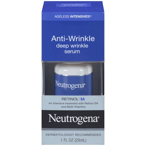 Neutrogena Ageless Intensives Deep Wrinkle Serum 1 Fl Oz 29 Ml