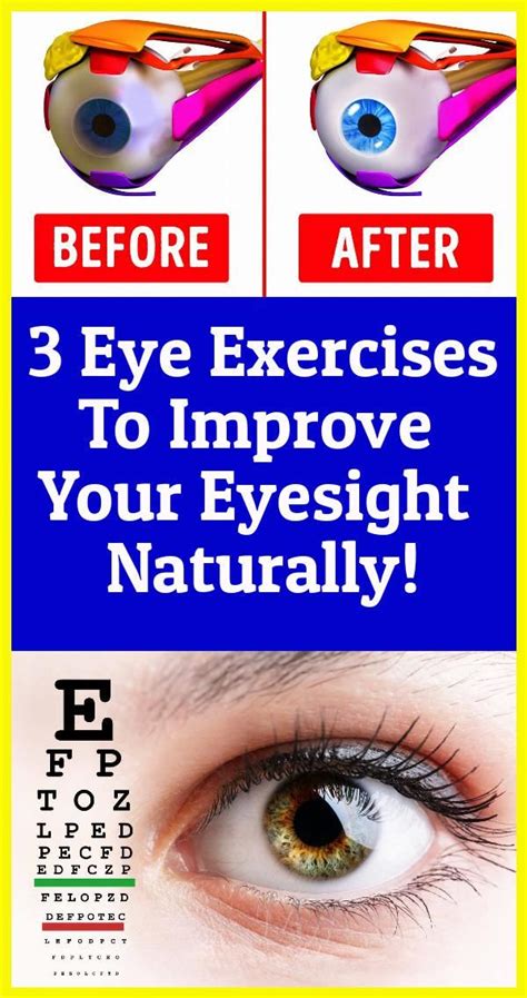 3 Eye Exercises To Improve Your Eyesight Naturally Eye Exercises