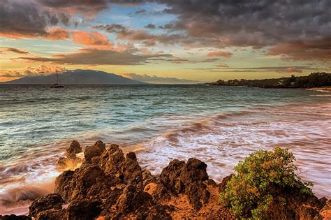 Maluaka Beach Twilight Photograph By Susan Rissi Tregoning Fine Art