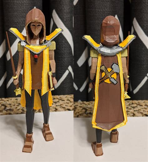 Custom Osrs Figure 3d Print Runescape Character Painted With Etsy