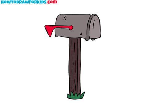 How To Draw A Mailbox Easy Drawing Tutorial For Kids