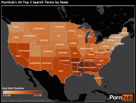 what are americans searching for on pornhub pornhub insights